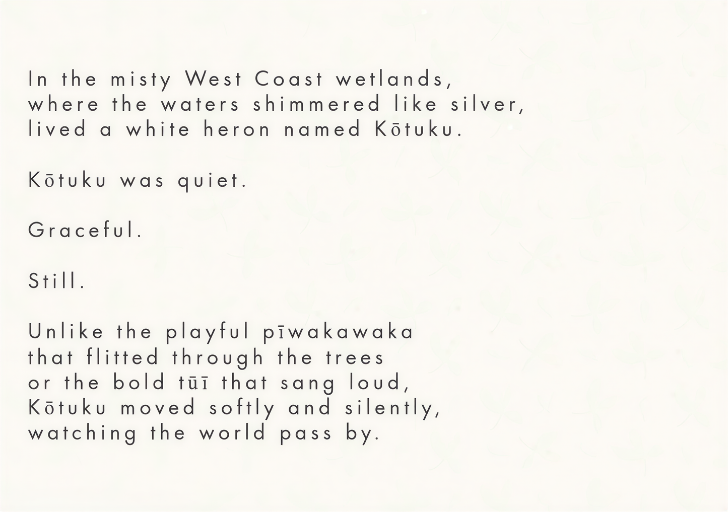 Kōtuku and the Ripple of Kindness (Kindness & Self-Esteem)