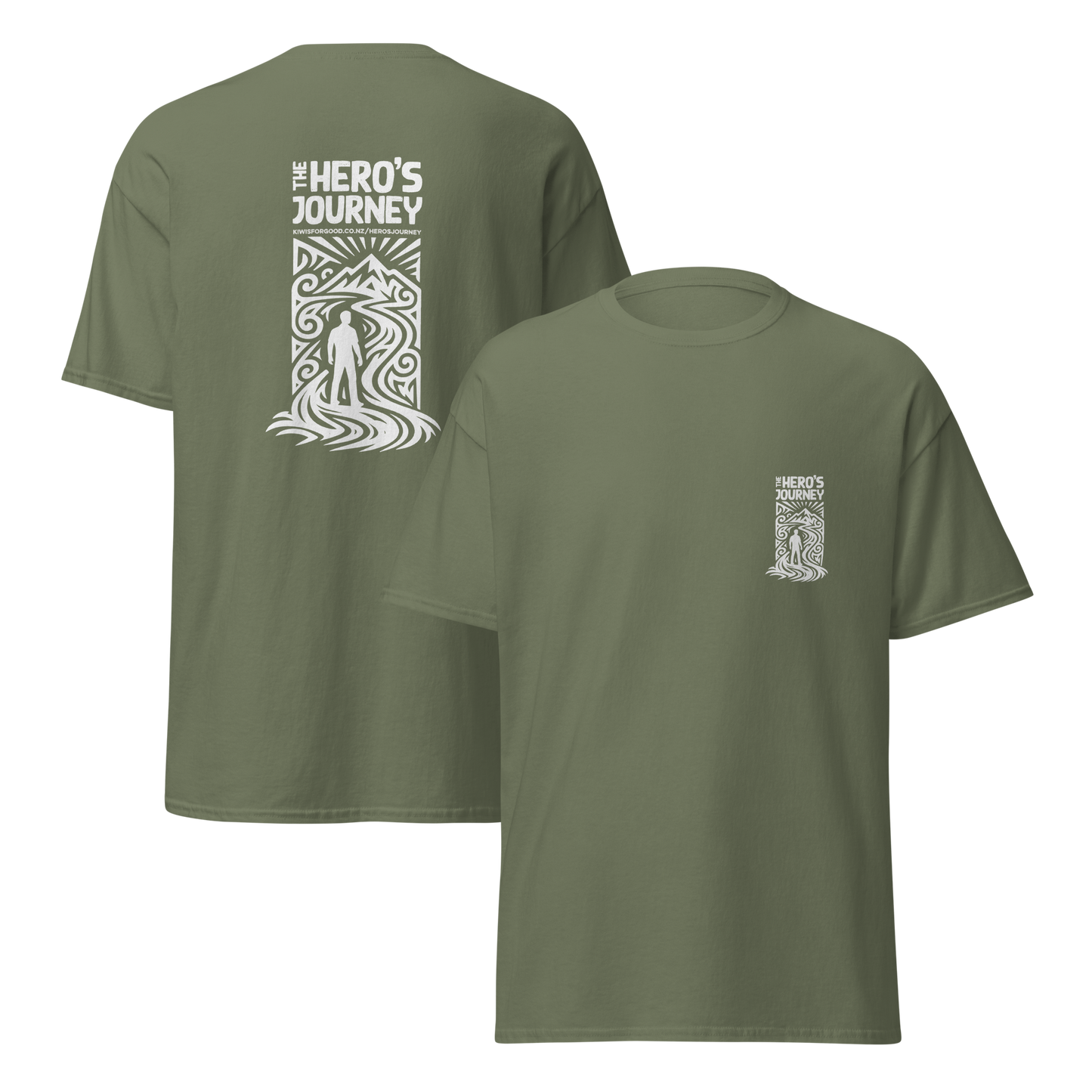 The Hero's Journey - Front & Back Print - Unisex classic tee