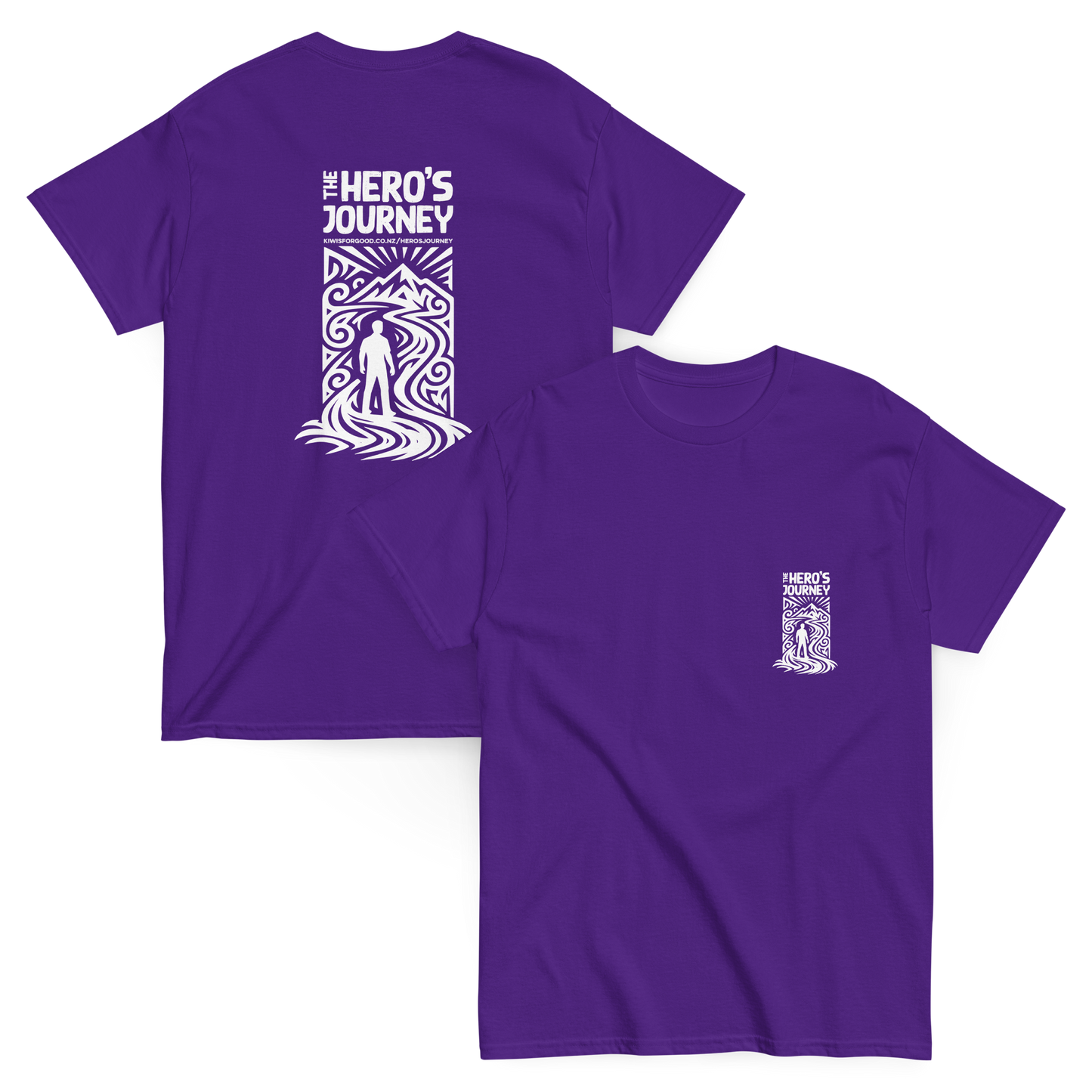 The Hero's Journey - Front & Back Print - Unisex classic tee